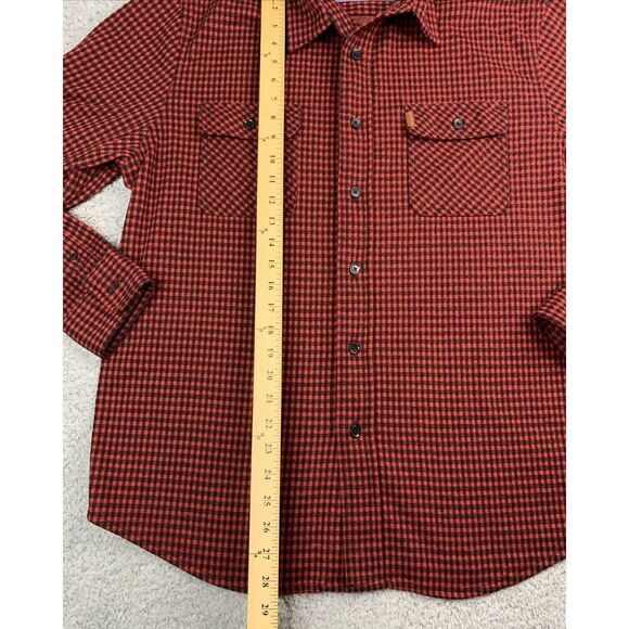 Chaps Shirt Mens Size Large Flannel The Lakeland Knit Shirt Long Sleeve Shirt - Picture 5 of 9